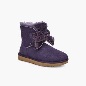 Ugg Gita Twinkle Bow Mini Klassiska Stövlar Dam Lila (468723ORJ)